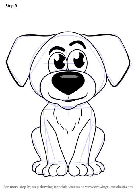 You can ask questions like 'who is it?', 'what colour is it?', 'how many children are there?' Learn How to Draw Cartoon Doggie (Cartoons for Kids) Step ...