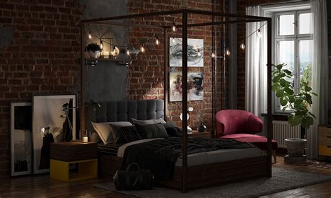 Prachtige ideeën voor het ontwerpen van donkere slaapkamers Woning en Tuin Inrichting Meubels