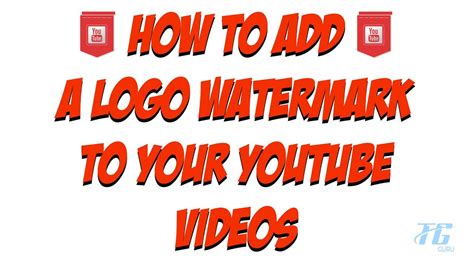 What can you do to prove that this video is made from your hands? How To Add A Logo Watermark To ALL of your YouTube Videos ...
