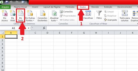 Como Importar Dados De Um Arquivo De Texto Para O Excel Blog De Inform Tica Cursos