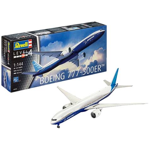 Take To The Skies With Therevell Boeing 777 300er Model Plane Kit