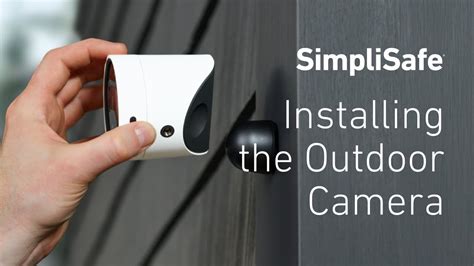 Installing Your Simplisafe Wireless Outdoor Security Camera Youtube