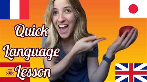 How To Say Apple In Other Languages Youtube