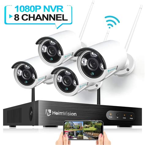 heimvision hm241 wireless security camera system 8ch 1080p nvr 4pcs home security camera
