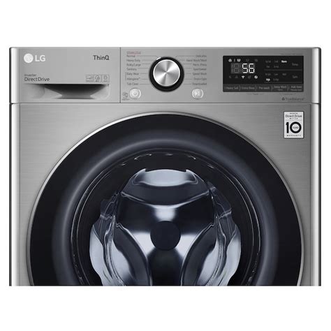 Lg Compact Smart Stackable Front Load 2 6 Cu Ft Washer 24 In Graphite Wm1455hva Rona