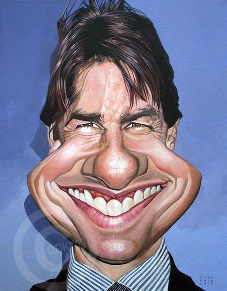 Tom Cruise Caricature Artist Caricature Drawing Cartoon Faces Funny