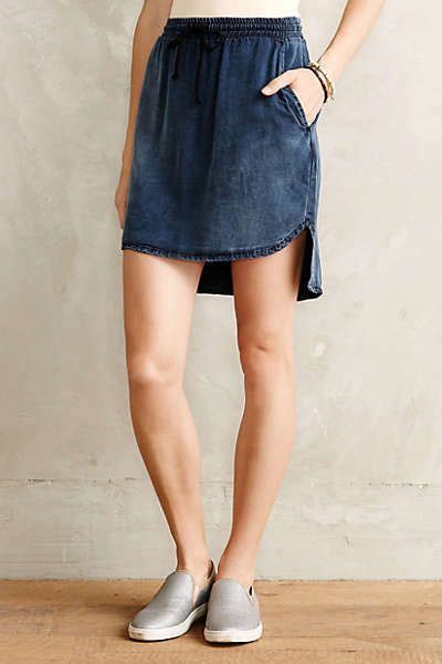 High Low Chambray Skirt I Have Been Eyeing This Need It Asap Style
