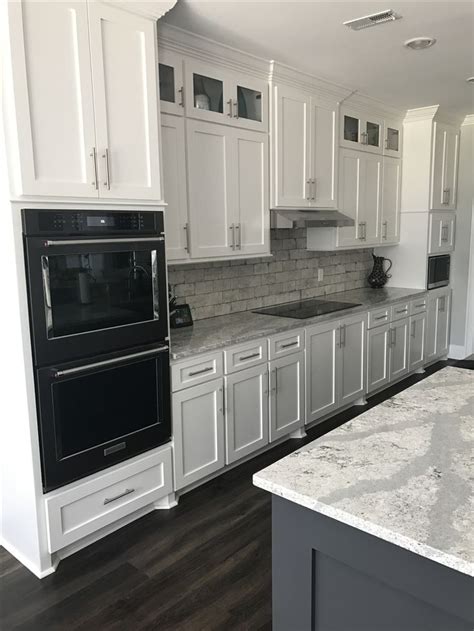 Nsf certified stainless steel countertops. Black stainless Kitchenaid Appliances white cabinets ...