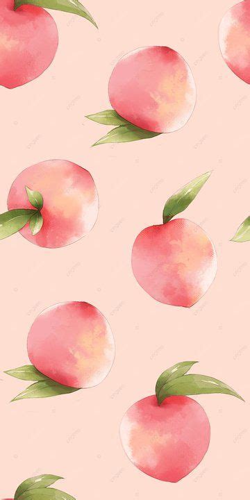 Watercolor Fruit Watercolor Peaches Peach Illustration Fruit Fruit