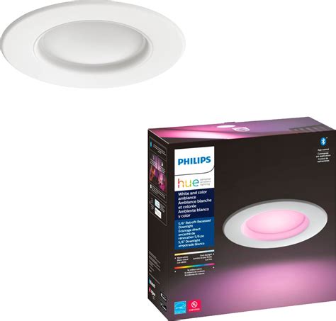 Philips Hue White And Color Ambiance Retrofit Recessed Downlight White