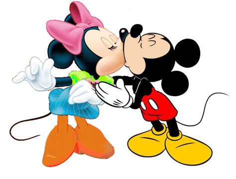 Mickey And Minnie Kissing Clipart At Getdrawings Free Download