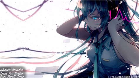 Nightcore Treat You Better Female Version Shawn Mendes Youtube