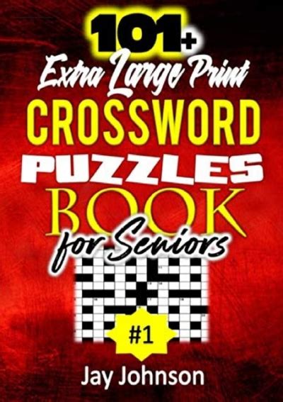 Read 101 Extra Large Print Crossword Puzzle Book For Seniors A