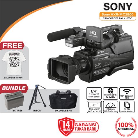 jual sony hxr mc2500 camcorder handycam mc 2500 original sony shopee indonesia