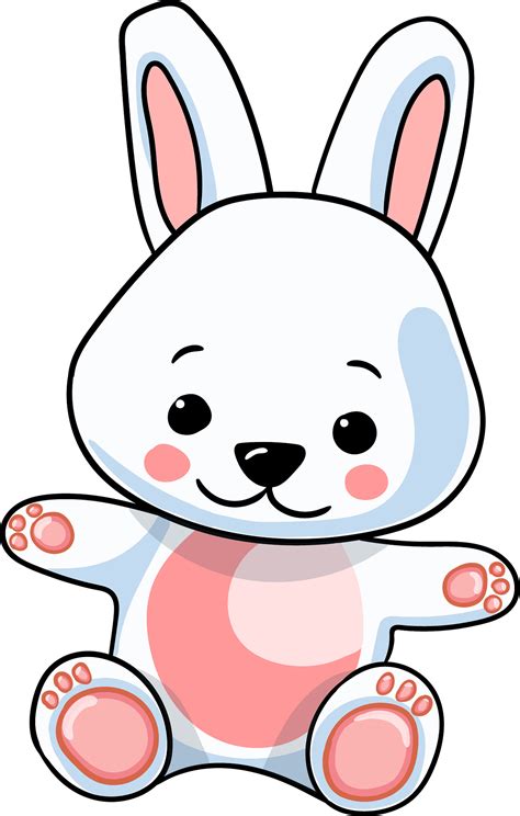 Cute Bunny Clipart Cute Rabbit Clip Art Png Download Full Size
