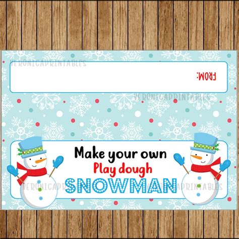 Make Your Own Snowman Etsy