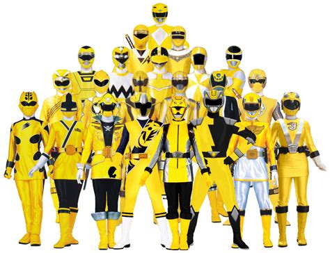 All Yellow Power Rangers By Redgalaxy93 On Deviantart