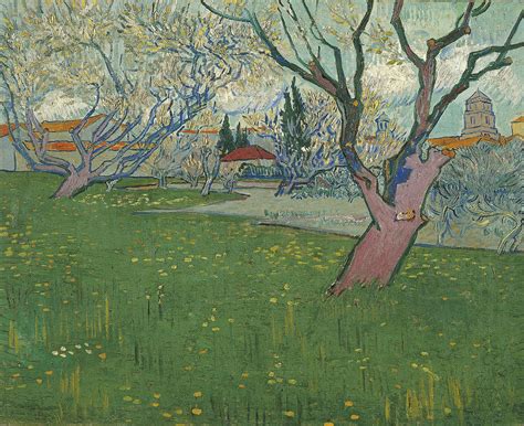 Vincent Van Gogh Olive Orchard 1889 Famous Paintings Impressionism