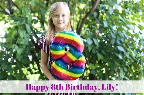 Our Five Ring Circus Happy 8th Birthday Lily
