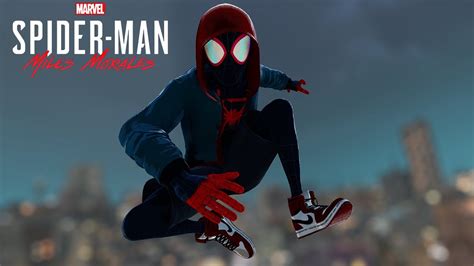 Spider Man Miles Morales Pc Into The Spider Verse Leap Of Faith Suit Mod Free Roam Gameplay