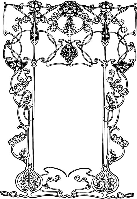 Add A Touch Of Elegance To Your Art With Art Nouveau Frames