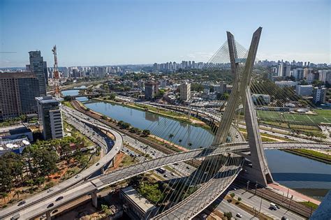 Hd Wallpaper Brazil Building Cable Stayed Bridge City Estaiada
