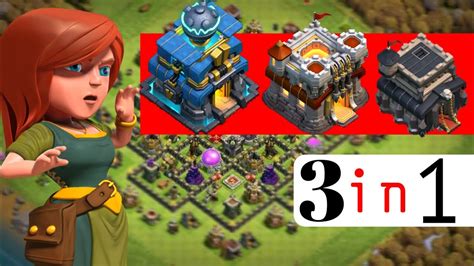 Easily 3 Star Any Bass Town Hall 11 Town Hall 12 Town Hall 9 Coc Game Play Youtube