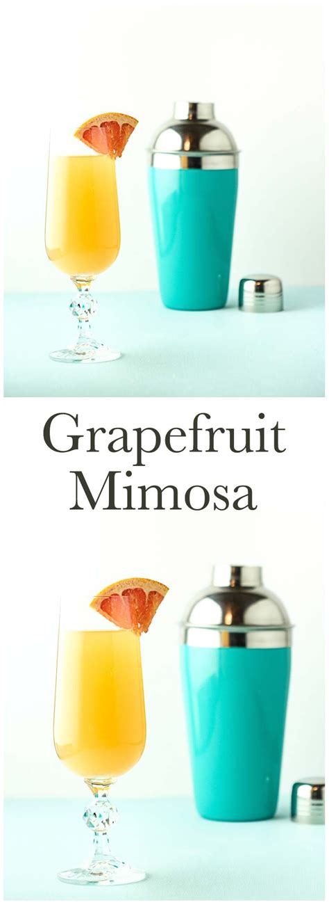 Tangy Grapefruit Mimosa Recipe Drinks Alcohol Recipes