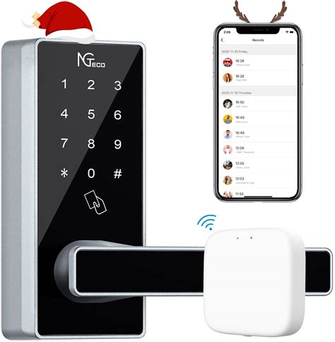 Ngteco Security Touchscreen Smart Lock Built In Wifi Keyless Entry