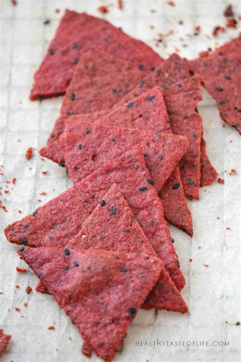 Beet Crackers With Flax Seeds Vegan Gluten Free Recipe Healthy