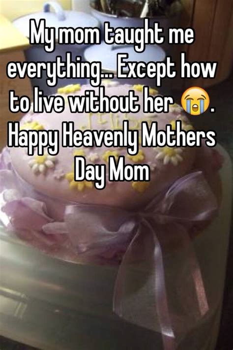 My Mom Taught Me Everything Except How To Live Without Her Happy