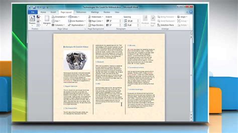 How To Make A Tri Fold Brochure In Microsoft Word With Free Template
