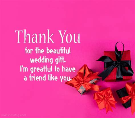 90 Thank You Messages For Wedding T Wishesmsg
