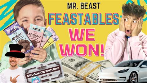 Feastables Mr Beast What Did We Win Feast Like A Beast Feastables