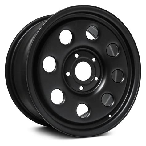 Rt 18 Steel Wheel 5 Lug X48539 Wheels Black Rims