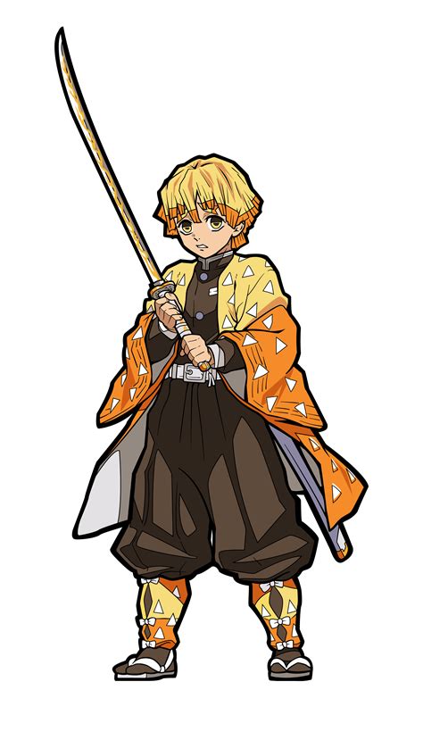 Demon Slayer Zenitsu Agatsuma Figpin Classic Enamel Pin #381 | Easy