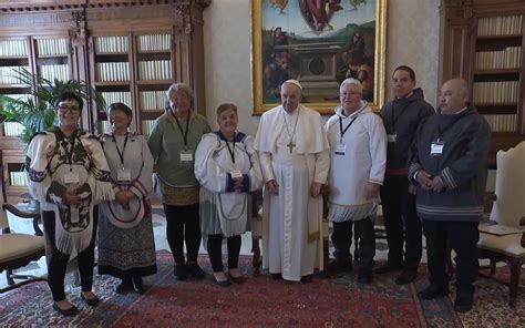 Pope Francis Holds First Meetings With Indigenous Canadians At The Vatican Rome Reports