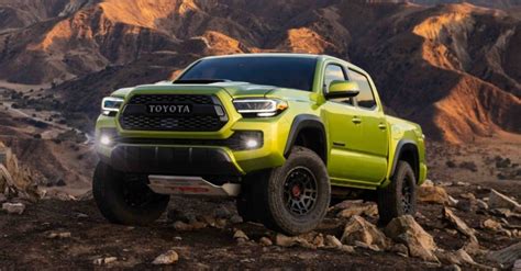 2022 Toyota Tacoma Trd Pro Gets Vivid New Color And Off Road Upgrades
