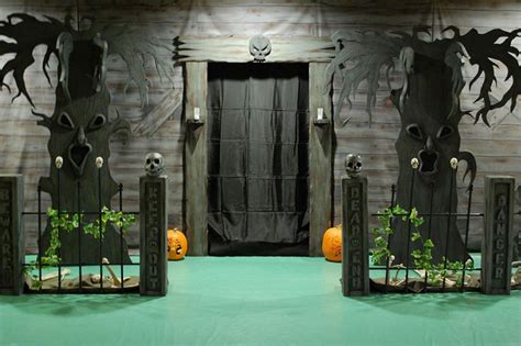 Haunted House Entrance Halloween Haunted House Decorations Halloween