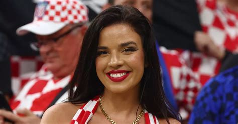 World Cup S Sexiest Fan Turns Heads Again In Daring Outfit At Croatia Vs Belgium Match