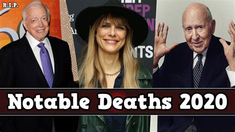 Notable Hollywood Deaths 2020 Youtube