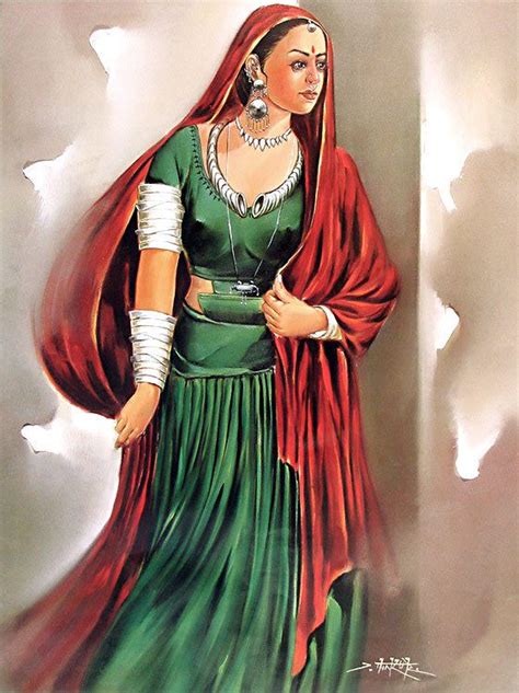 Rajasthani Woman Poster