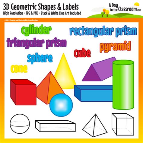 Geometrical Shapes Clipart Clipground
