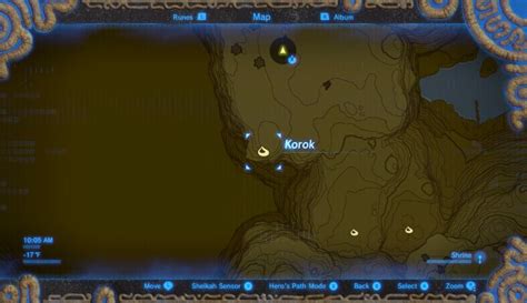 Zelda Botw Hebra Shrines Map