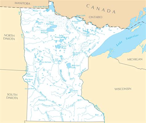 Minnesota Rivers And Lakes