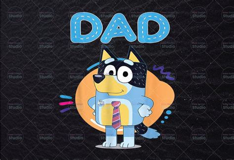 Bluey Dad Lover Forever Png Father Day Png Bluey Dad Lover Etsy