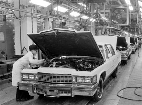 1977 Cadillac Sedan De Ville On Assembly Line Classic Cars Today Online