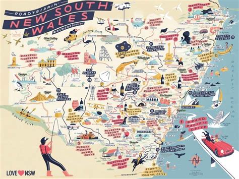 Map Of Nsws Best Road Trips