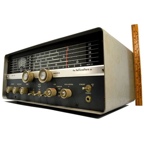 Vintage Hallicrafters Model S 108 Short Wave Tube Ham Radio Receiver C
