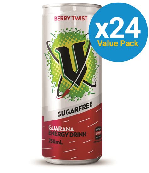V Sugar Free Berry Twist 250ml 24 Pack At Mighty Ape Nz